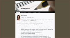 Desktop Screenshot of heidewrites.com